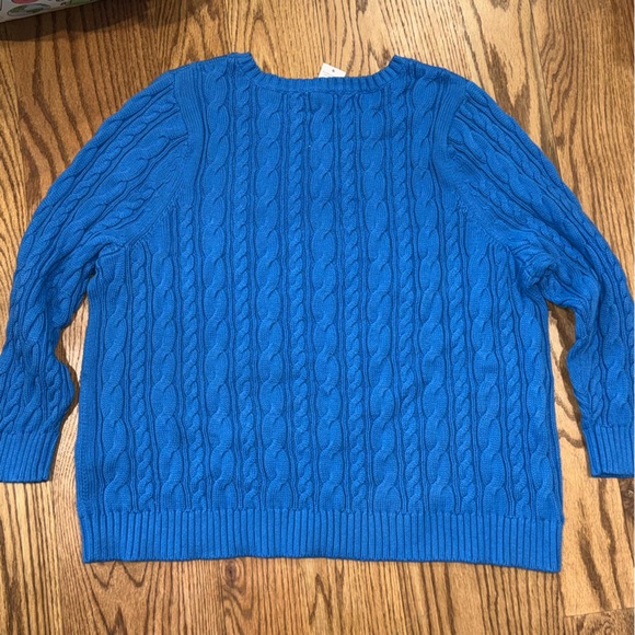 NEW Lands’ End 3x 100% cotton drifter sweater - Picture 5 of 6